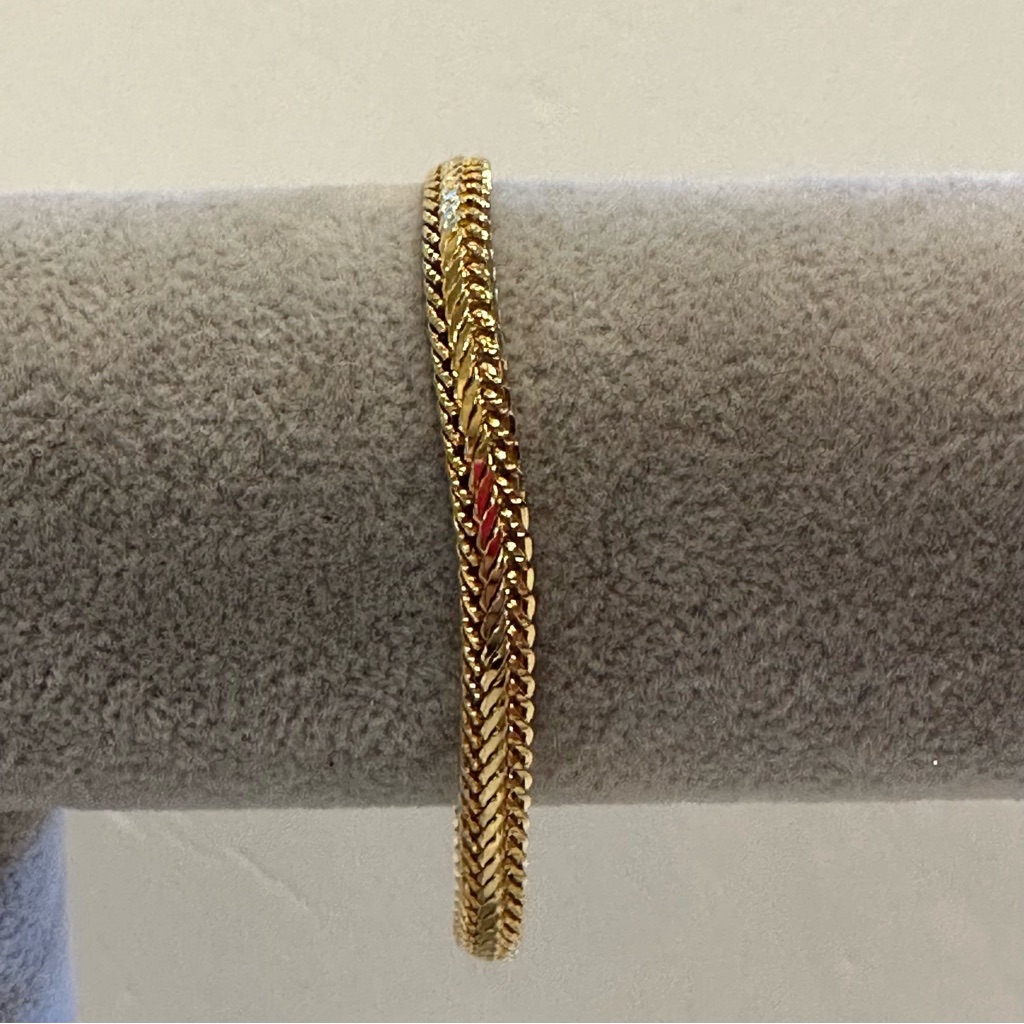 18 Kt Gold Plated BraceletLike New
